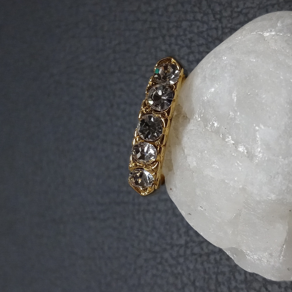 Gold Five Stone Ring Band